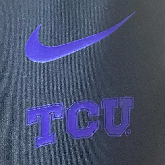 Nike TCU Texas Christian University Athletic Active Leggings Pants Size XL NWT - Picture 3 of 7